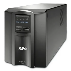 APC Smart-UPS, Line Interactive, 1500VA, Tower, 230V, 8x IEC C13 Outlets, SmartConnect Port + SmartSlot, AVR, LCD (SMT1500IC)