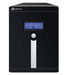 Mercury MPM 3K 0.9PF Online UPS – UK Plug, 3KVA/2.7KW, 1/1 Phase, 96Vdc (8x7AH/12V Battery), RS232 & USB Communication
