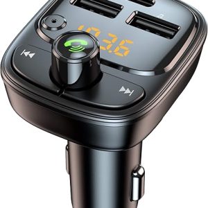 Bluetooth 5.3 FM Transmitter Car Adapter – Your All-in-One Car Audio & Charging Solution