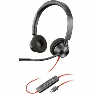Poly Blackwire 3225 Stereo USB‑C Headset + 3.5 mm Plug + USB‑C/A Adapter (Bulk)