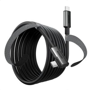 UGREEN Right Angle USB-C to USB-C Link Cable 5m (Black) – Model US551